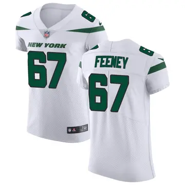 Nike Dan Feeney Men's Elite New York Jets White Spotlight Vapor Untouchable Jersey