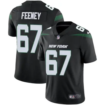 Nike Dan Feeney Men's Limited New York Jets Black Stealth Vapor Jersey