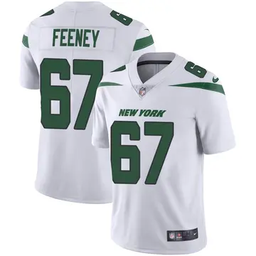 Nike Dan Feeney Men's Limited New York Jets White Spotlight Vapor Jersey