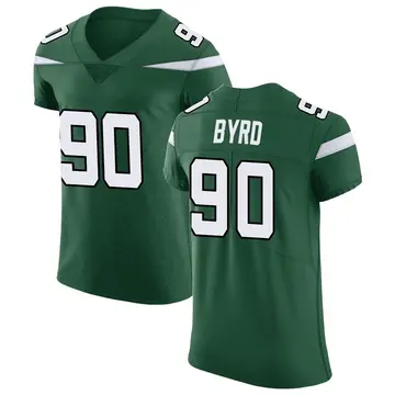 Nike Dennis Byrd Men's Elite New York Jets Green Gotham Vapor Untouchable Jersey