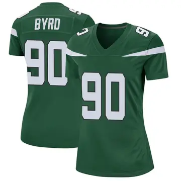 Nike Dennis Byrd Women's Game New York Jets Green Gotham Jersey