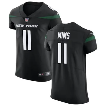 Nike Denzel Mims Men's Elite New York Jets Black Stealth Vapor Untouchable Jersey