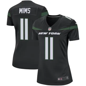 Nike Denzel Mims Women's Game New York Jets Black Stealth Jersey