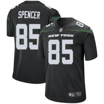 Nike Diontae Spencer Men's Game New York Jets Black Stealth Jersey