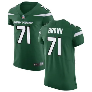 Nike Duane Brown Men's Elite New York Jets Green Gotham Vapor Untouchable Jersey