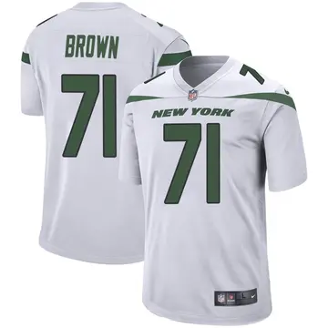 Nike Duane Brown Youth Game New York Jets White Spotlight Jersey