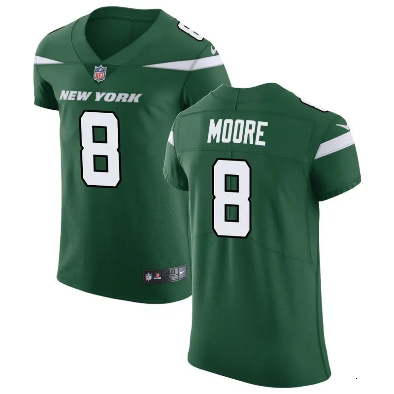 Nike Elijah Moore Men's Elite New York Jets Green Gotham Vapor Untouchable Jersey