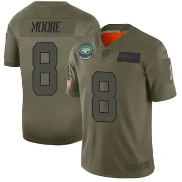 Nike Elijah Moore Youth Limited New York Jets Camo 2019 Salute to Service Jersey