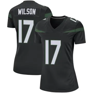 Nike Garrett Wilson Women's Game New York Jets Black Stealth Jersey