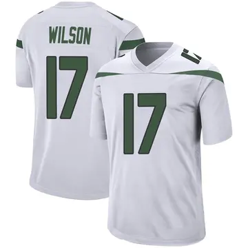 Nike Garrett Wilson Youth Game New York Jets White Spotlight Jersey