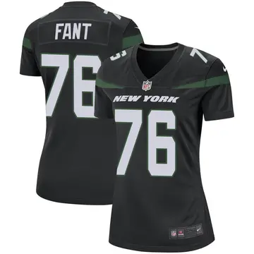 Nike George Fant Women's Game New York Jets Black Stealth Jersey