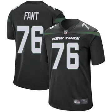 Nike George Fant Youth Game New York Jets Black Stealth Jersey