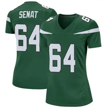 Nike Greg Senat Women's Game New York Jets Green Gotham Jersey