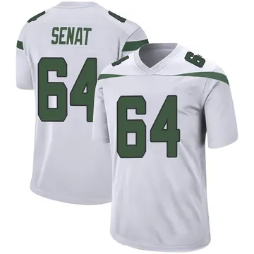 Nike Greg Senat Youth Game New York Jets White Spotlight Jersey