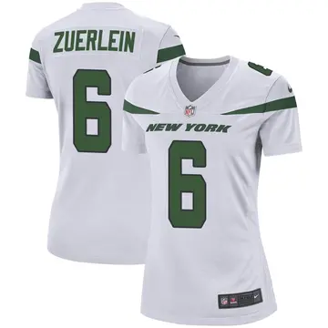 Nike Greg Zuerlein Women's Game New York Jets White Spotlight Jersey