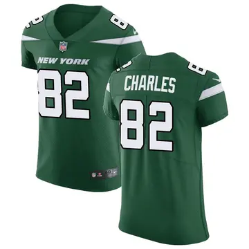 Nike Irvin Charles Men's Elite New York Jets Green Gotham Vapor Untouchable Jersey