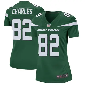 Nike Irvin Charles Women's Game New York Jets Green Gotham Jersey