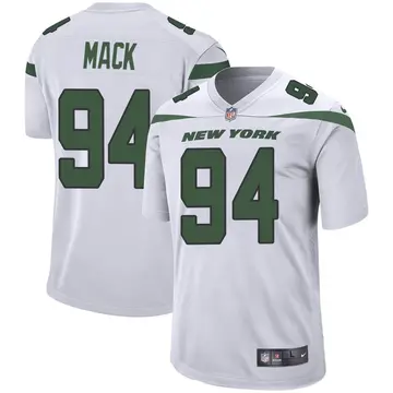 Nike Isaiah Mack Youth Game New York Jets White Spotlight Jersey