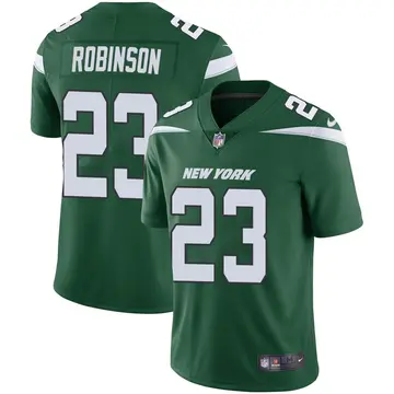 Nike James Robinson Men's Limited New York Jets Green Gotham Vapor Jersey