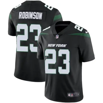Nike James Robinson Youth Limited New York Jets Black Stealth Vapor Jersey
