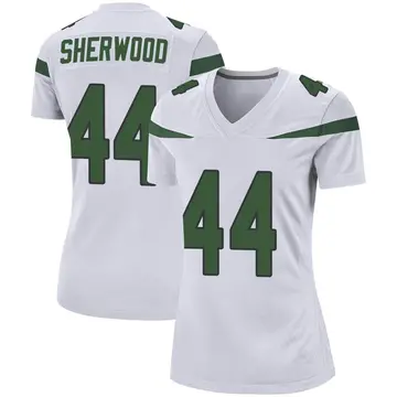 Nike Jamien Sherwood Women's Game New York Jets White Spotlight Jersey