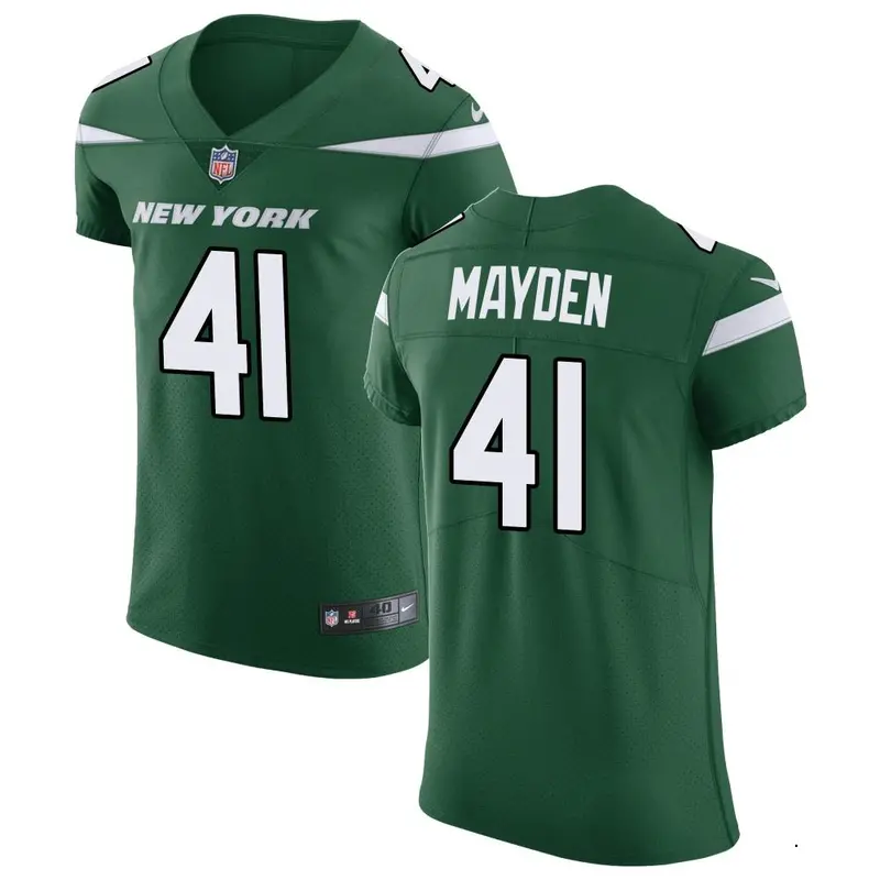 Nike Jared Mayden Men's Elite New York Jets Green Gotham Vapor Untouchable Jersey