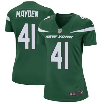 Nike Jared Mayden Women's Game New York Jets Green Gotham Jersey