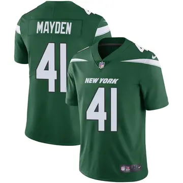 Nike Jared Mayden Youth Limited New York Jets Green Gotham Vapor Jersey