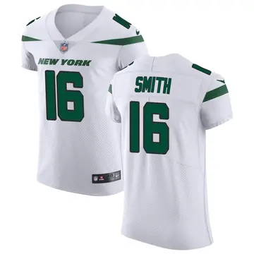 Nike Jeff Smith Men's Elite New York Jets White Spotlight Vapor Untouchable Jersey
