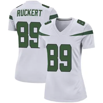 Nike Jeremy Ruckert Women's Game New York Jets White Spotlight Jersey