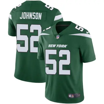 Nike Jermaine Johnson Men's Limited New York Jets Green Gotham Vapor Jersey