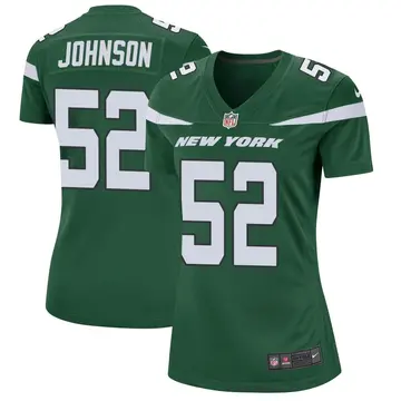 Nike Jermaine Johnson Women's Game New York Jets Green Gotham Jersey