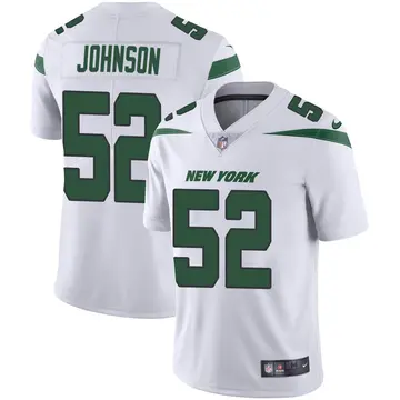 Nike Jermaine Johnson Youth Limited New York Jets White Spotlight Vapor Jersey