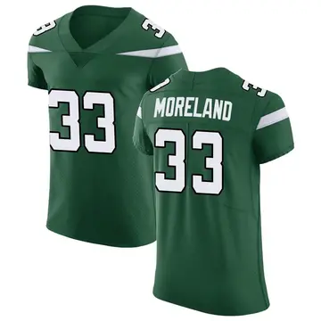Nike Jimmy Moreland Men's Elite New York Jets Green Gotham Vapor Untouchable Jersey