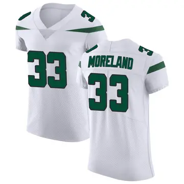 Nike Jimmy Moreland Men's Elite New York Jets White Spotlight Vapor Untouchable Jersey