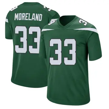 Nike Jimmy Moreland Men's Game New York Jets Green Gotham Jersey