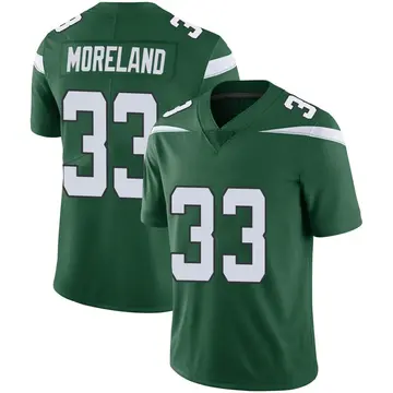 Nike Jimmy Moreland Men's Limited New York Jets Green Gotham Vapor Jersey
