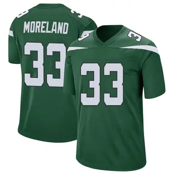 Nike Jimmy Moreland Youth Game New York Jets Green Gotham Jersey