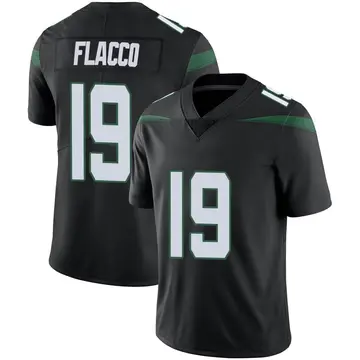 Nike Joe Flacco Men's Limited New York Jets Black Stealth Vapor Jersey