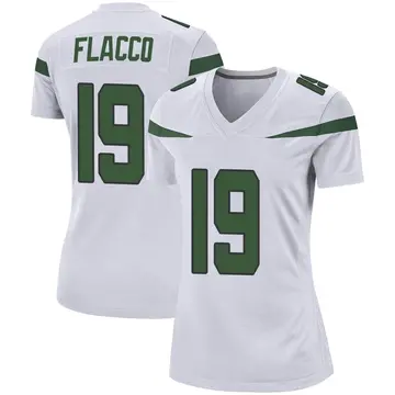 Nike Joe Flacco Women's Game New York Jets White Spotlight Jersey