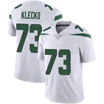 Nike Joe Klecko Men's Limited New York Jets White Spotlight Vapor Jersey