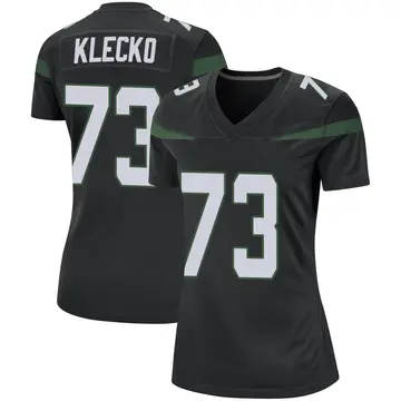 Nike Joe Klecko Women's Game New York Jets Black Stealth Jersey