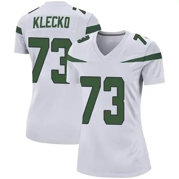 Nike Joe Klecko Women's Game New York Jets White Spotlight Jersey