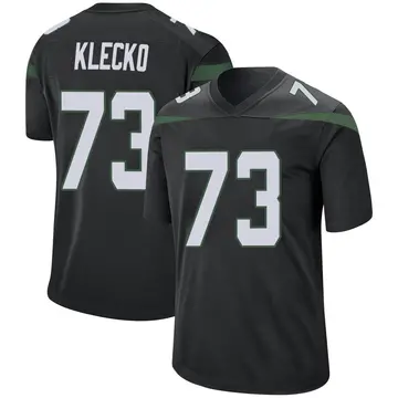 Nike Joe Klecko Youth Game New York Jets Black Stealth Jersey