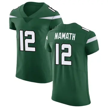 Nike Joe Namath Men's Elite New York Jets Green Gotham Vapor Untouchable Jersey