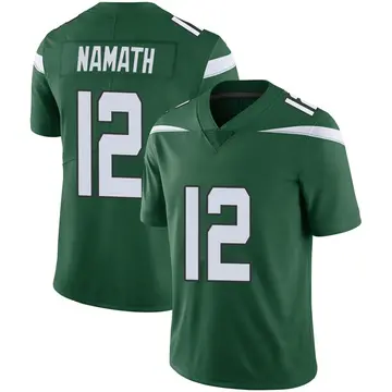 Nike Joe Namath Men's Limited New York Jets Green Gotham Vapor Jersey