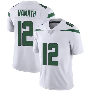 Nike Joe Namath Men's Limited New York Jets White Spotlight Vapor Jersey