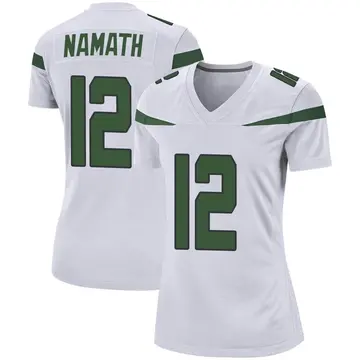 Nike Joe Namath Women's Game New York Jets White Spotlight Jersey