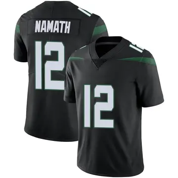 Nike Joe Namath Youth Limited New York Jets Black Stealth Vapor Jersey
