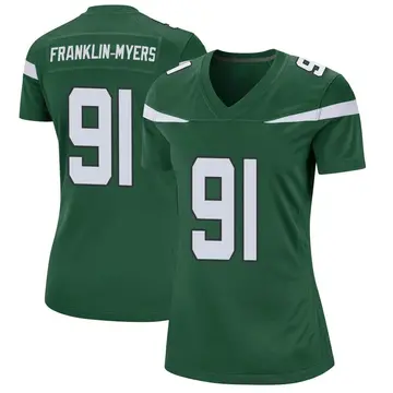 Nike John Franklin-Myers Women's Game New York Jets Green Gotham Jersey